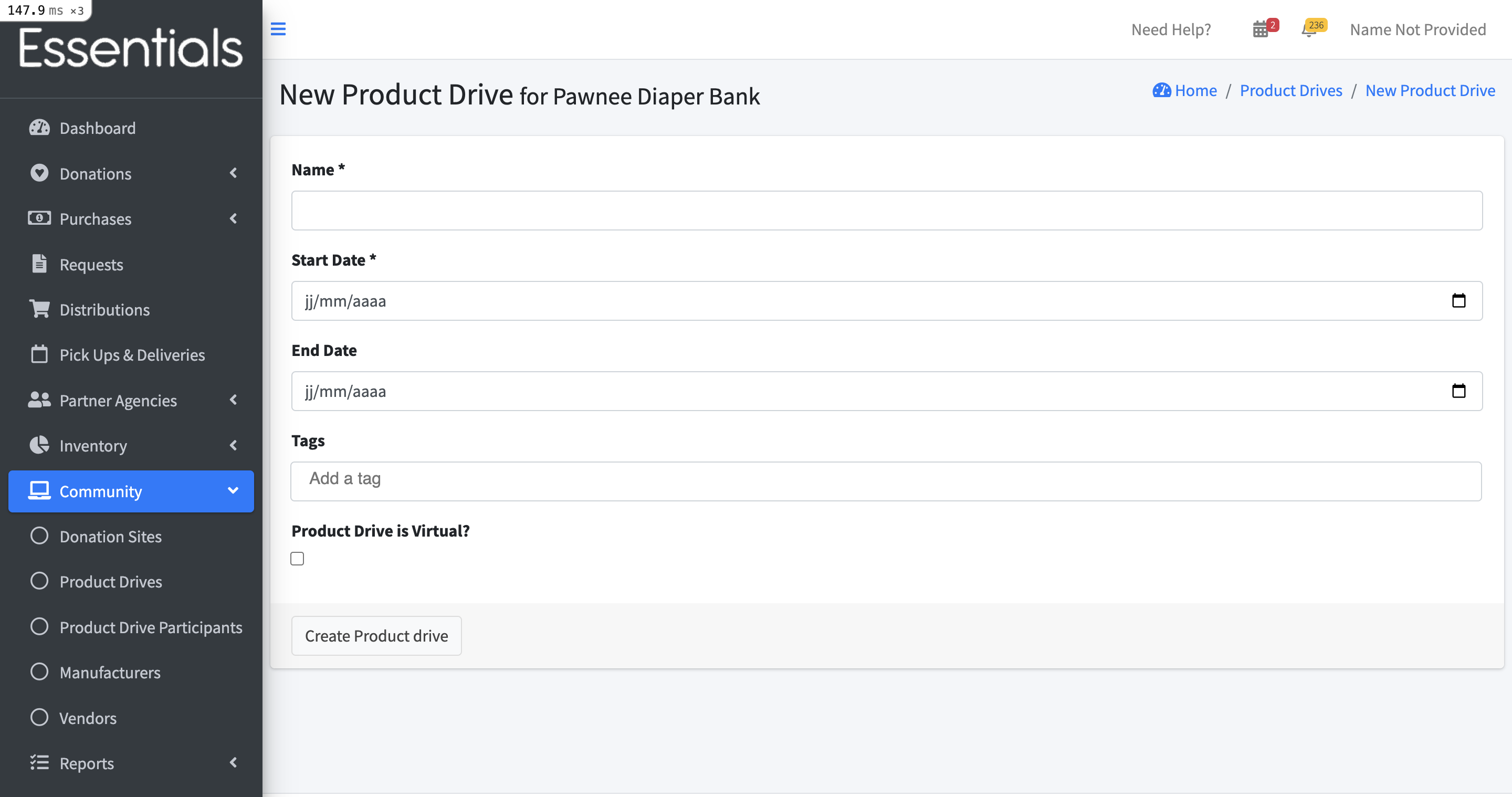 +New Product Drives page